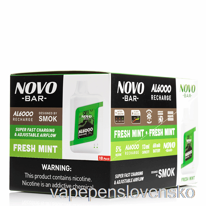 [10-balenie] Jednorazové Pero Smok Novo Bar Al6000